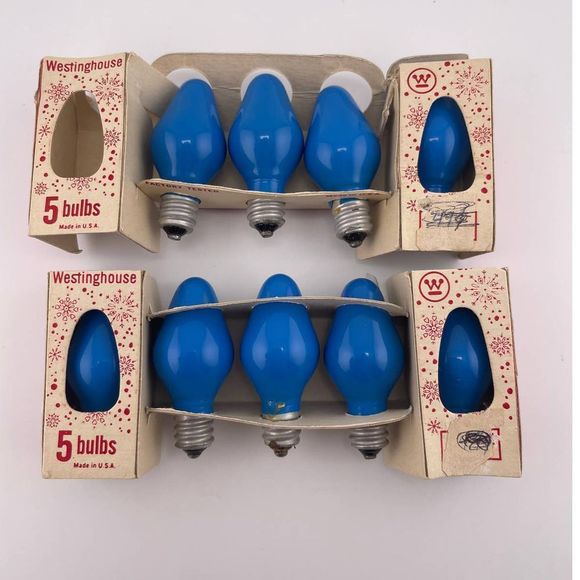 Vintage Westinghouse D18 C-7 1/2 Multiple‎ Burning Christmas Light Bulbs - Picture 2 of 4